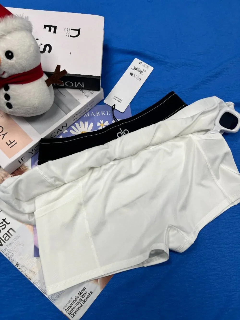 🐇Alo Yoga Match Point White Tennis Skirt NWT 🎄Athleisure
